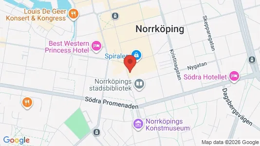 Apartments for rent i Norrköping - kort over placeringen