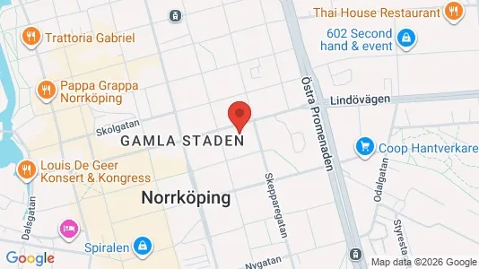 Apartments for rent i Norrköping - kort over placeringen