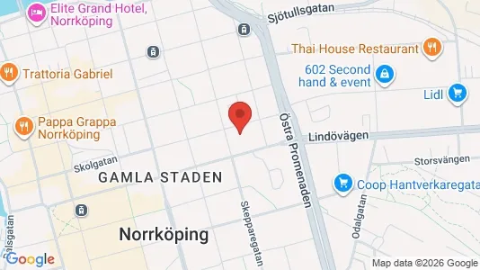 Apartments for rent i Norrköping - kort over placeringen