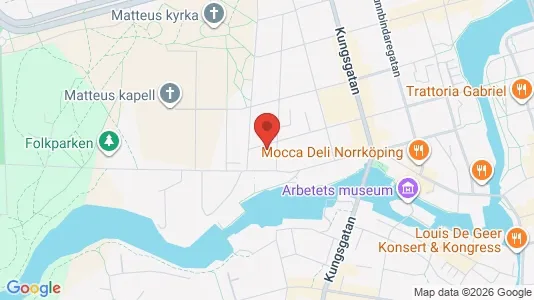 Apartments for rent i Norrköping - kort over placeringen