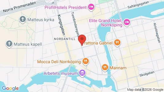Apartments for rent i Norrköping - kort over placeringen