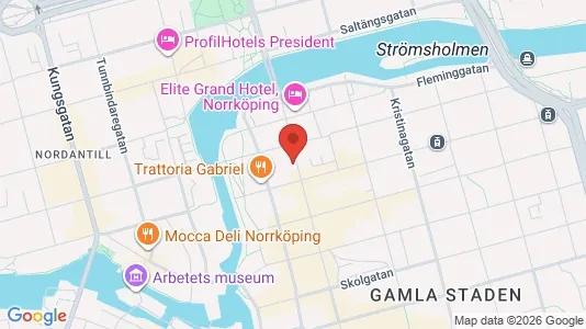 Apartments for rent i Norrköping - kort over placeringen