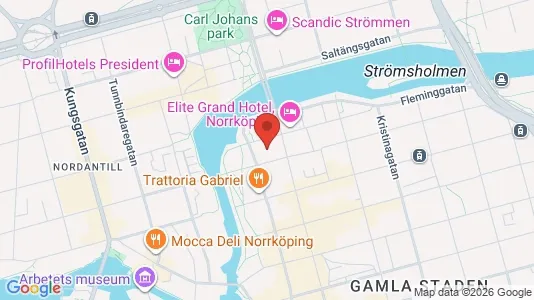 Apartments for rent i Norrköping - kort over placeringen
