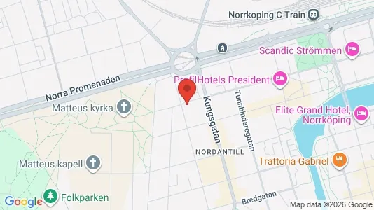 Apartments for rent i Norrköping - kort over placeringen