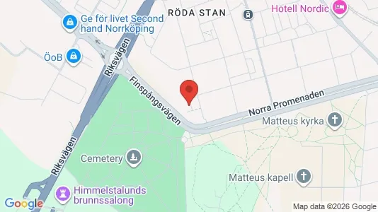 Apartments for rent i Norrköping - kort over placeringen