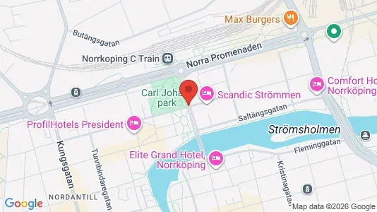 Apartments for rent i Norrköping - kort over placeringen