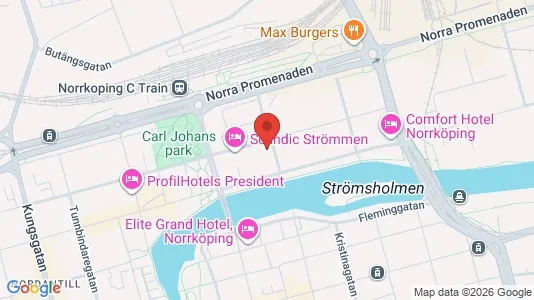 Apartments for rent i Norrköping - kort over placeringen