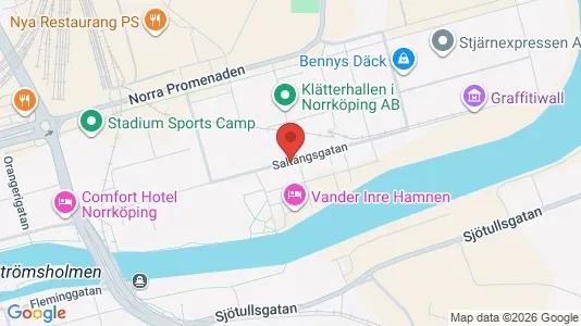 Apartments for rent i Norrköping - kort over placeringen