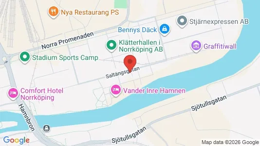Apartments for rent i Norrköping - kort over placeringen