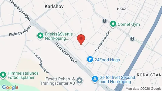 Apartments for rent i Norrköping - kort over placeringen