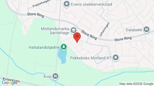 Apartments for rent i Hå - kort over placeringen