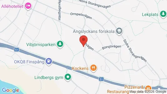 Apartments for rent i Finspång - kort over placeringen