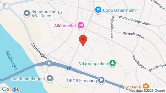 Apartments for rent i Finspång - kort over placeringen