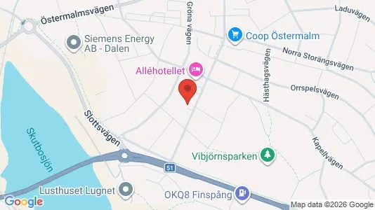Apartments for rent i Finspång - kort over placeringen