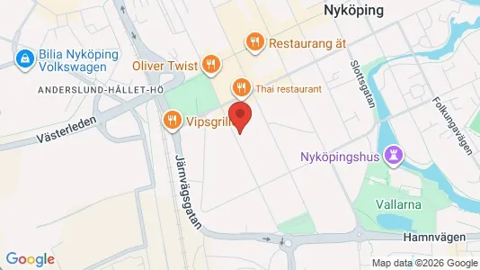 Apartments for rent i Nyköping - kort over placeringen