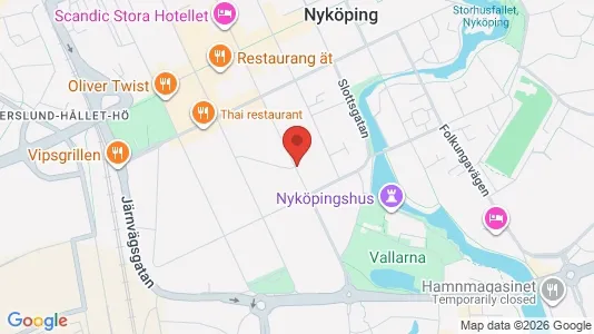 Apartments for rent i Nyköping - kort over placeringen