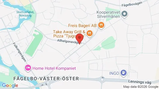Apartments for rent i Nyköping - kort over placeringen