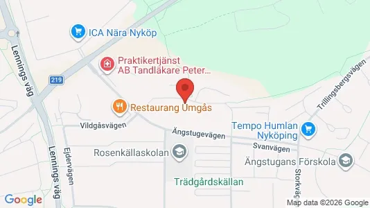 Apartments for rent i Nyköping - kort over placeringen