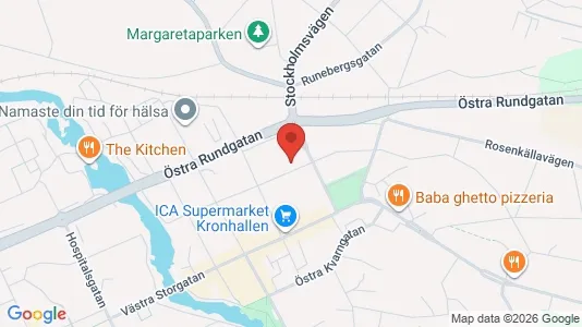 Apartments for rent i Nyköping - kort over placeringen