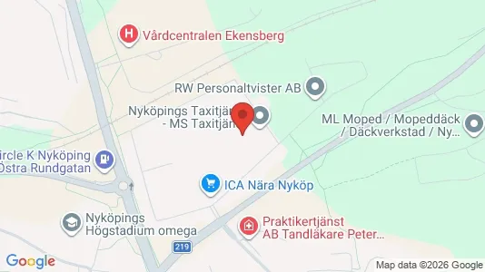 Apartments for rent i Nyköping - kort over placeringen