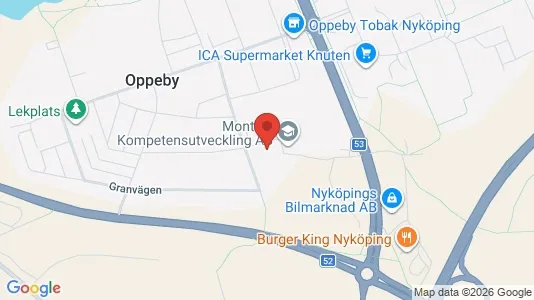 Apartments for rent i Nyköping - kort over placeringen
