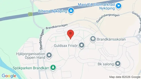 Apartments for rent i Nyköping - kort over placeringen