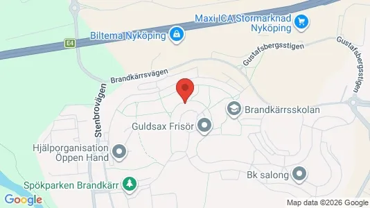 Apartments for rent i Nyköping - kort over placeringen