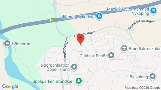 Apartments for rent i Nyköping - kort over placeringen