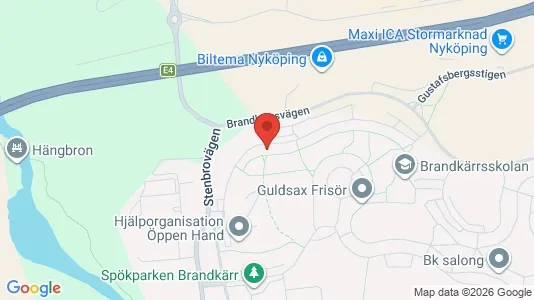 Apartments for rent i Nyköping - kort over placeringen