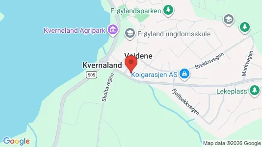 Apartments for rent i Time - kort over placeringen