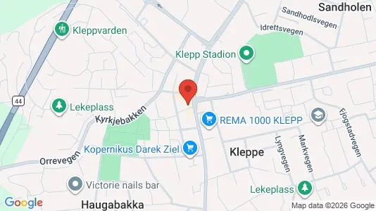 Apartments for rent i Klepp - kort over placeringen
