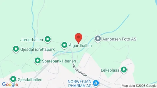 Apartments for rent i Gjesdal - kort over placeringen