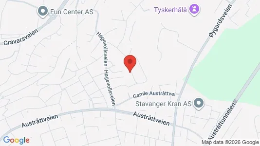 Rooms for rent i Sandnes - kort over placeringen
