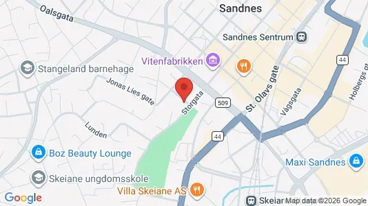 Apartments for rent i Sandnes - kort over placeringen