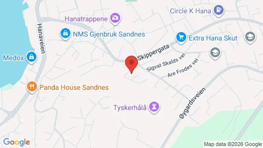 Apartments for rent i Sola - kort over placeringen