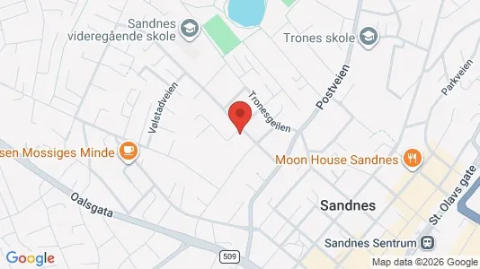 Apartments for rent i Sandnes - kort over placeringen