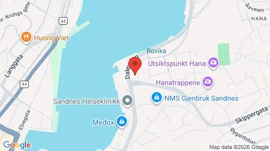 Apartments for rent i Sandnes - kort over placeringen