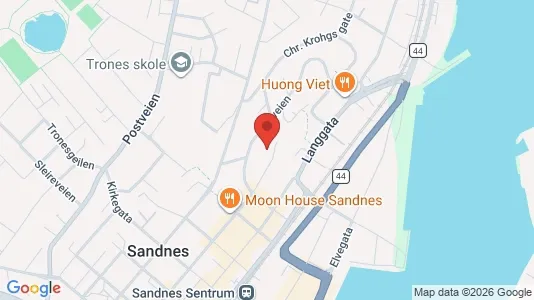 Apartments for rent i Sandnes - kort over placeringen
