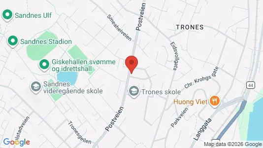 Apartments for rent i Sandnes - kort over placeringen