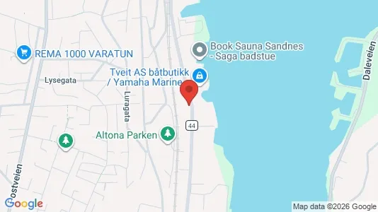 Apartments for rent i Sandnes - kort over placeringen