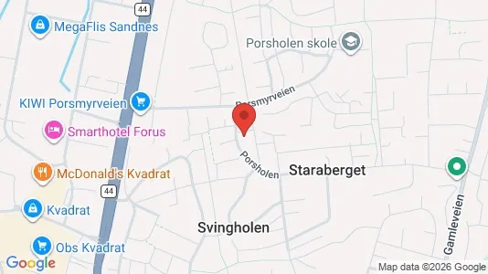 Apartments for rent i Sandnes - kort over placeringen