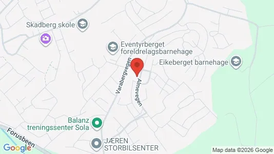 Apartments for rent i Sola - kort over placeringen