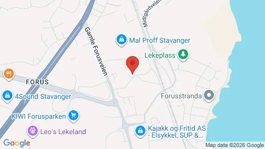 Apartments for rent i Stavanger - kort over placeringen
