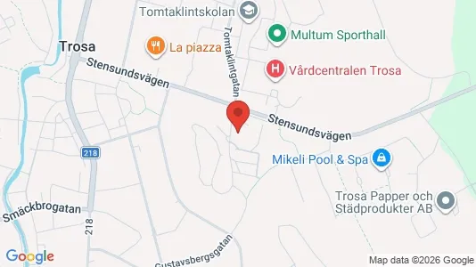 Apartments for rent i Trosa - kort over placeringen