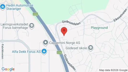 Apartments for rent i Stavanger - kort over placeringen