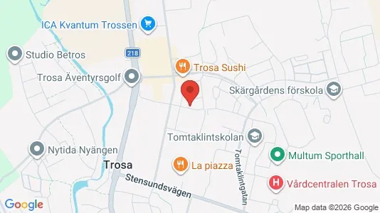 Apartments for rent i Trosa - kort over placeringen