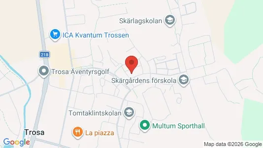 Apartments for rent i Trosa - kort over placeringen