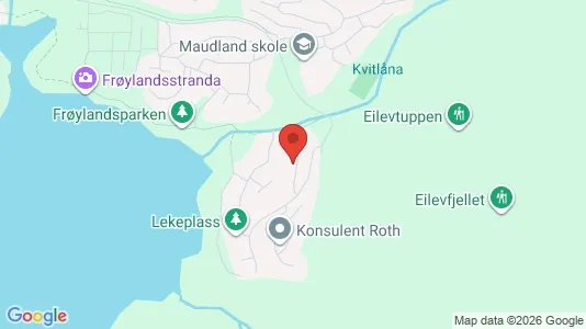 Apartments for rent i Sandnes - kort over placeringen