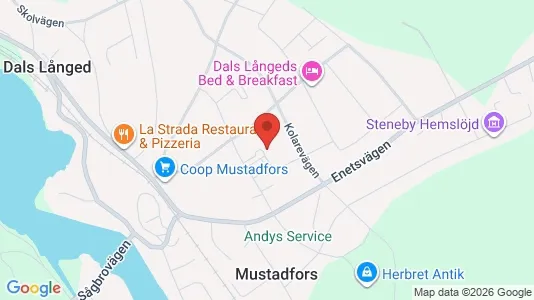 Apartments for rent i Bengtsfors - kort over placeringen