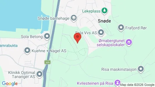 Apartments for rent i Sola - kort over placeringen